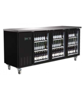 73" Back Bar Bottle Cooler w/ Glass (Serv-Ware)